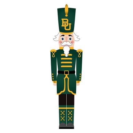 Front. Fan Creations - Baylor Bears 46" Nutcracker Leaner - Multicolor.