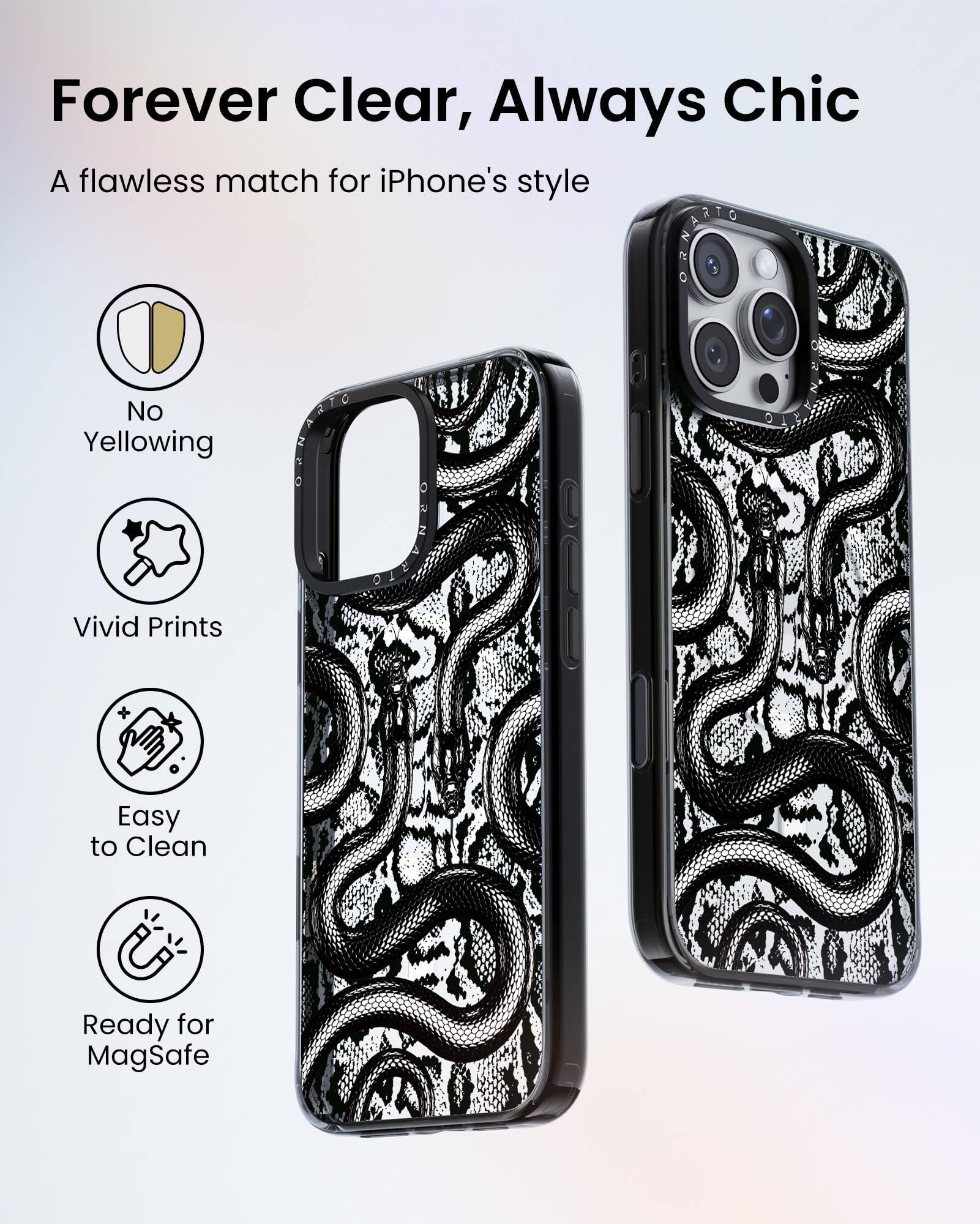 Forever Clear, Always Chic

A flawless match for iPhone's style

- No Yellowing
- Vivid Prints
- Easy to Clean
- Ready for MagSafe