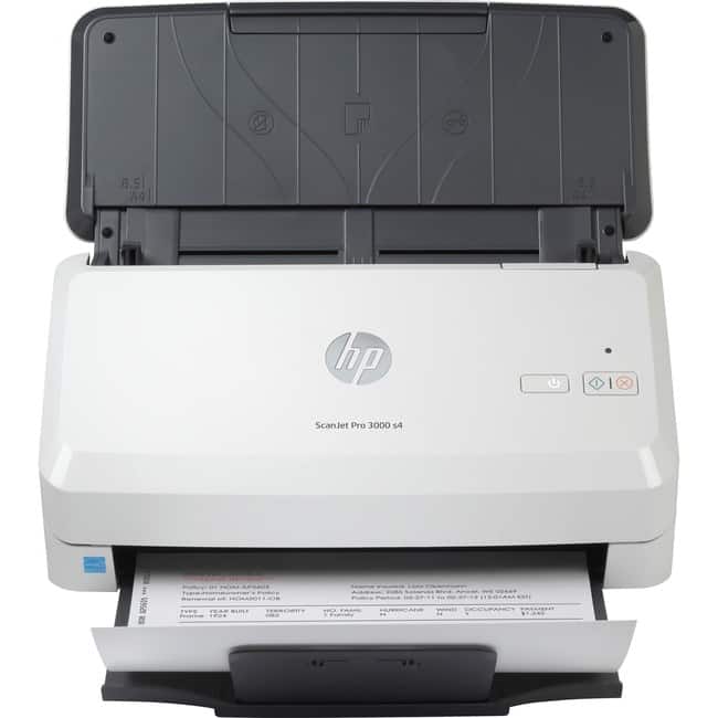 HP - ScanJet Pro 3000 S4 Sheetfed Scanner - 600 dpi Optical - 40 ppm (Mono) - 40 ppm (Color) - Grayscale, Color - Unknown