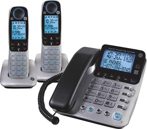 Best Buy: GE DECT 6.0 Expandable Phone System with Digital Answering ...