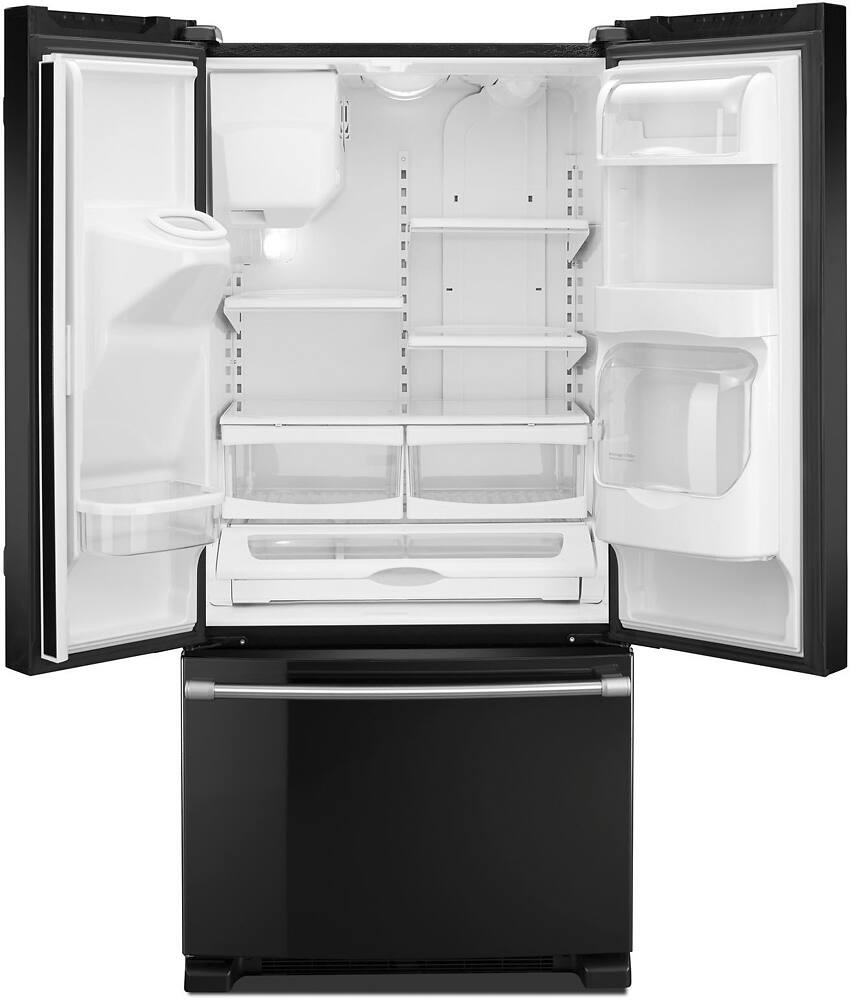 Best Buy Maytag 21.7 Cu. Ft. French Door Refrigerator Black MFI2269DRE