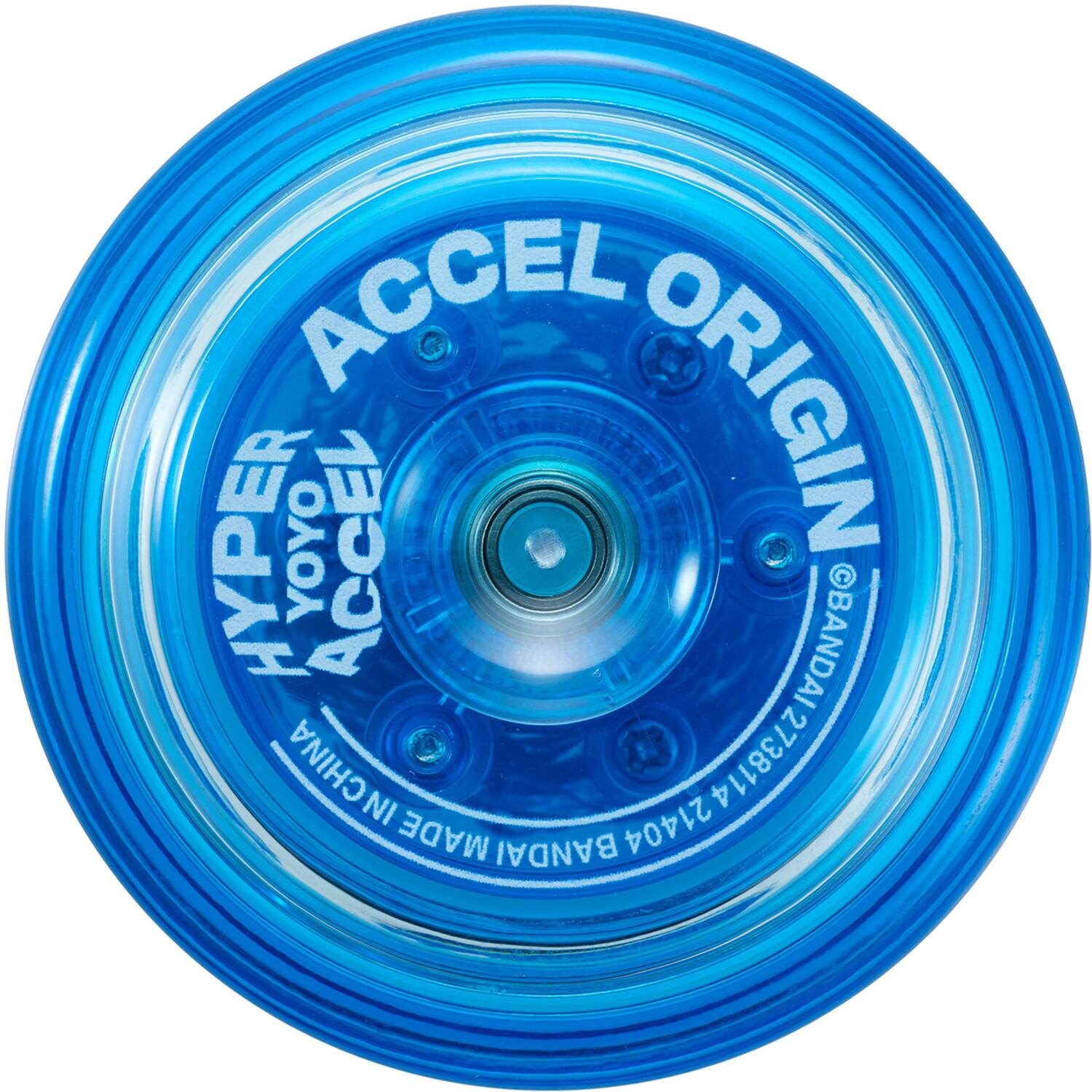 The corrected text is:

"ACCEL ORIGIN HYPER YOYO ACCEL INCHINA NI 21404 @BANDAI 2738114 MADE BANDAI"