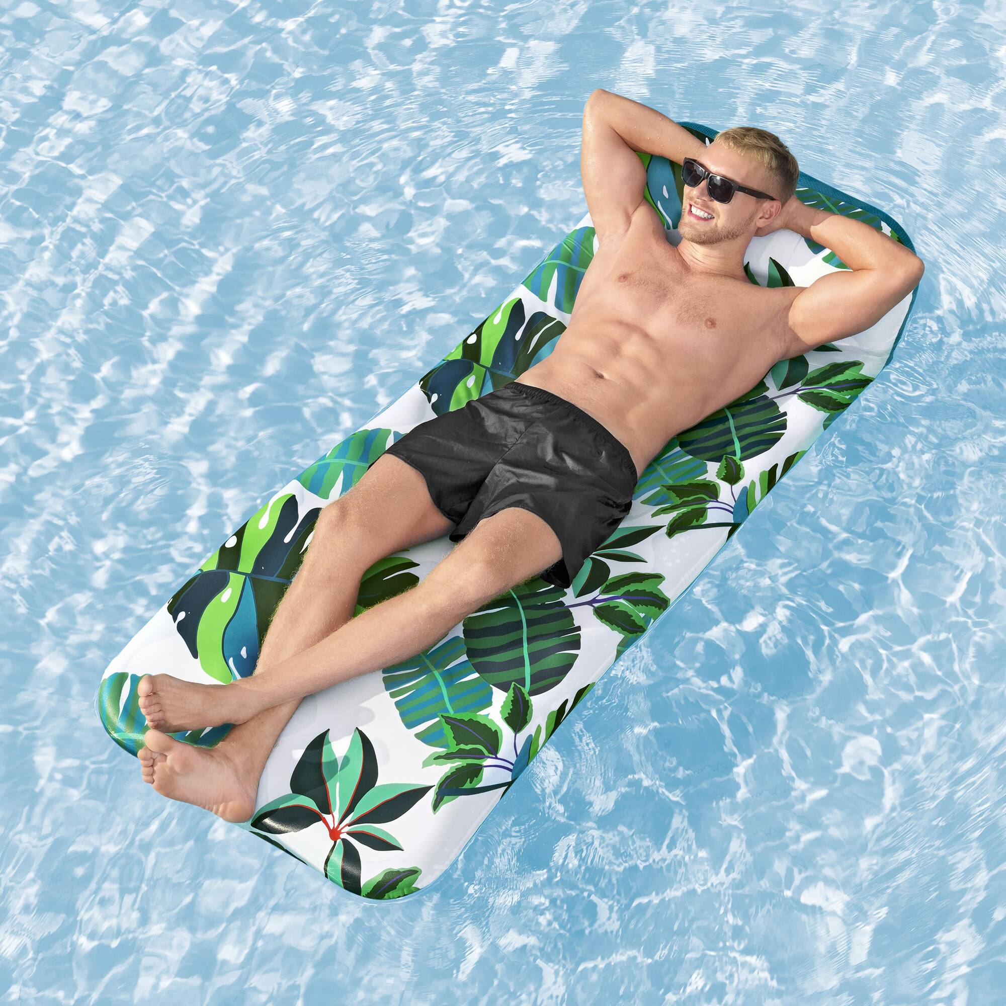 Alt View 1. Bestway - H2OGO! Blissful Drifter: Fabric Floating Mat - 72' x 28.5".
