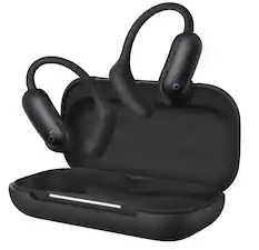 Front. Anker - Soundcore AeroFit 2 Pro Dual-Form Wireless Bluetooth Earbuds with Open-Ear and Active Noise Cancellation Seamless Switch - Black.
