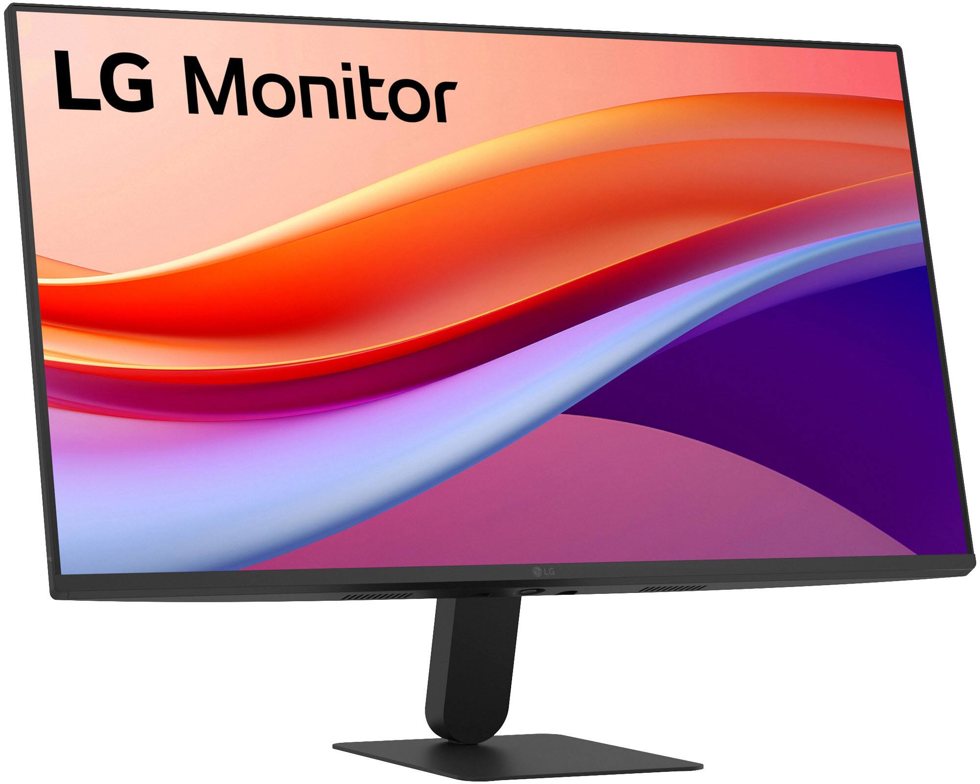 Alt View 5. LG - 27" IPS FHD 120Hz Monitor with HDR10 (HDMI) - Black.