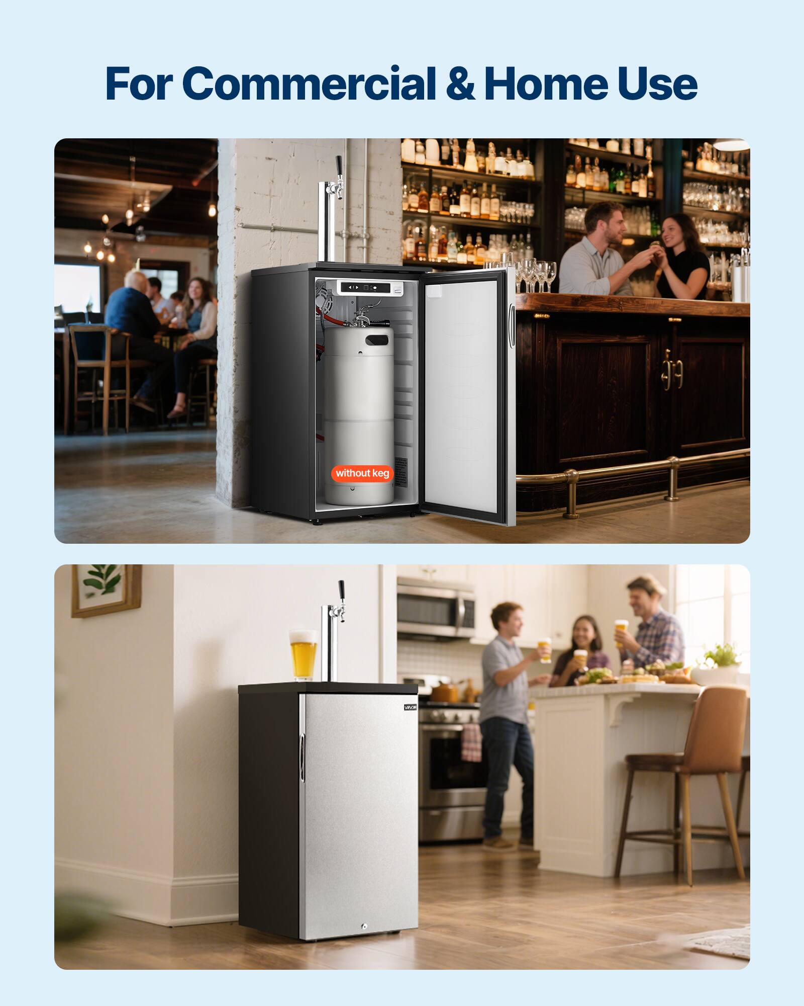 For Commercial & Home Use  
without keg
