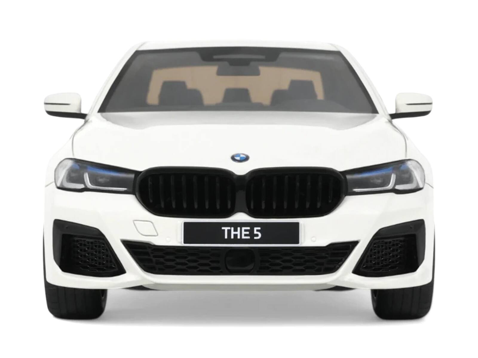 Alt View 5. GT Spirit - 2023 BMW 545e xDrive M Sport Alpine White 1/18 Model Car by GT Spirit.