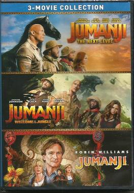Jumanji: 3-Movie Collection: Jumanji / Jumanji: Welcome to the Jungle /Jumanji: The Next Level - DVD