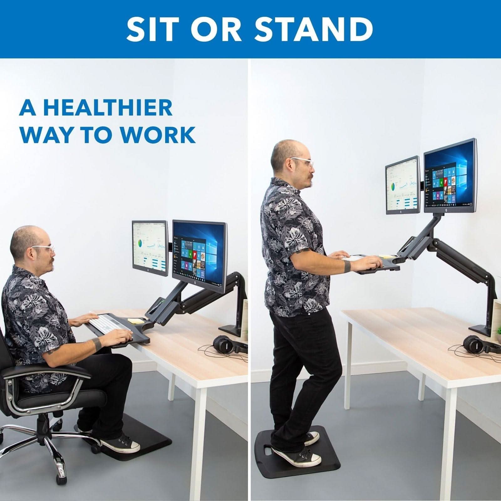 SIT OR STAND

A HEALTHIER WAY TO WORK