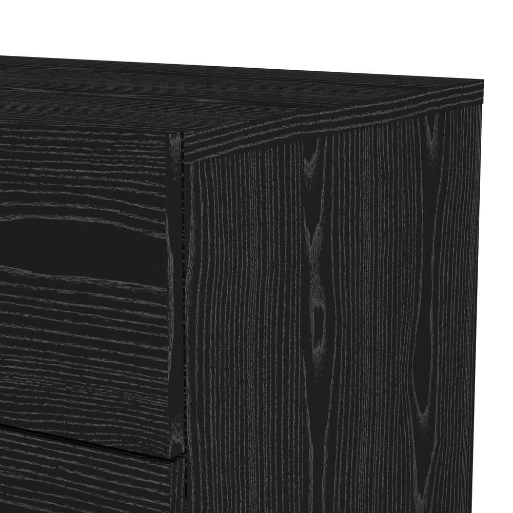 Alt View 1. Tvilum - Austin 4 Drawer Chest Woodgrain - Black.