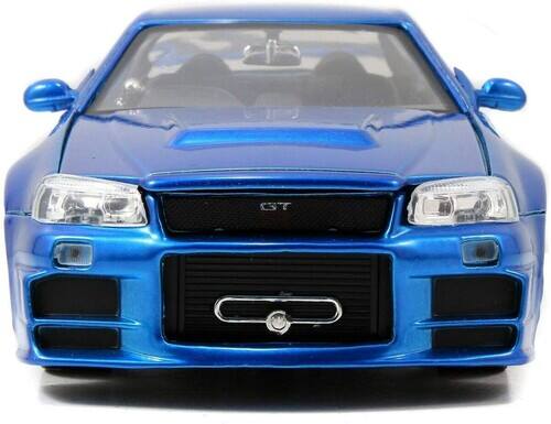 Alt View 2. Jada Toys - Jada Toys - 1:24 Fast & Furious 2 - Brian's '02 Nissan Skyline GT-R R34   - Collectibles - Multicolor.