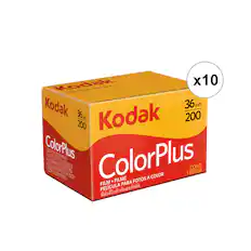 Kodak x10 PELICULA 36 EXP. 200 ColorPlus FILM FOR COLOR PHOTOS FILM - FILME PELICULA PARA FOTOS A COLOR CONT. 1 ROLLO