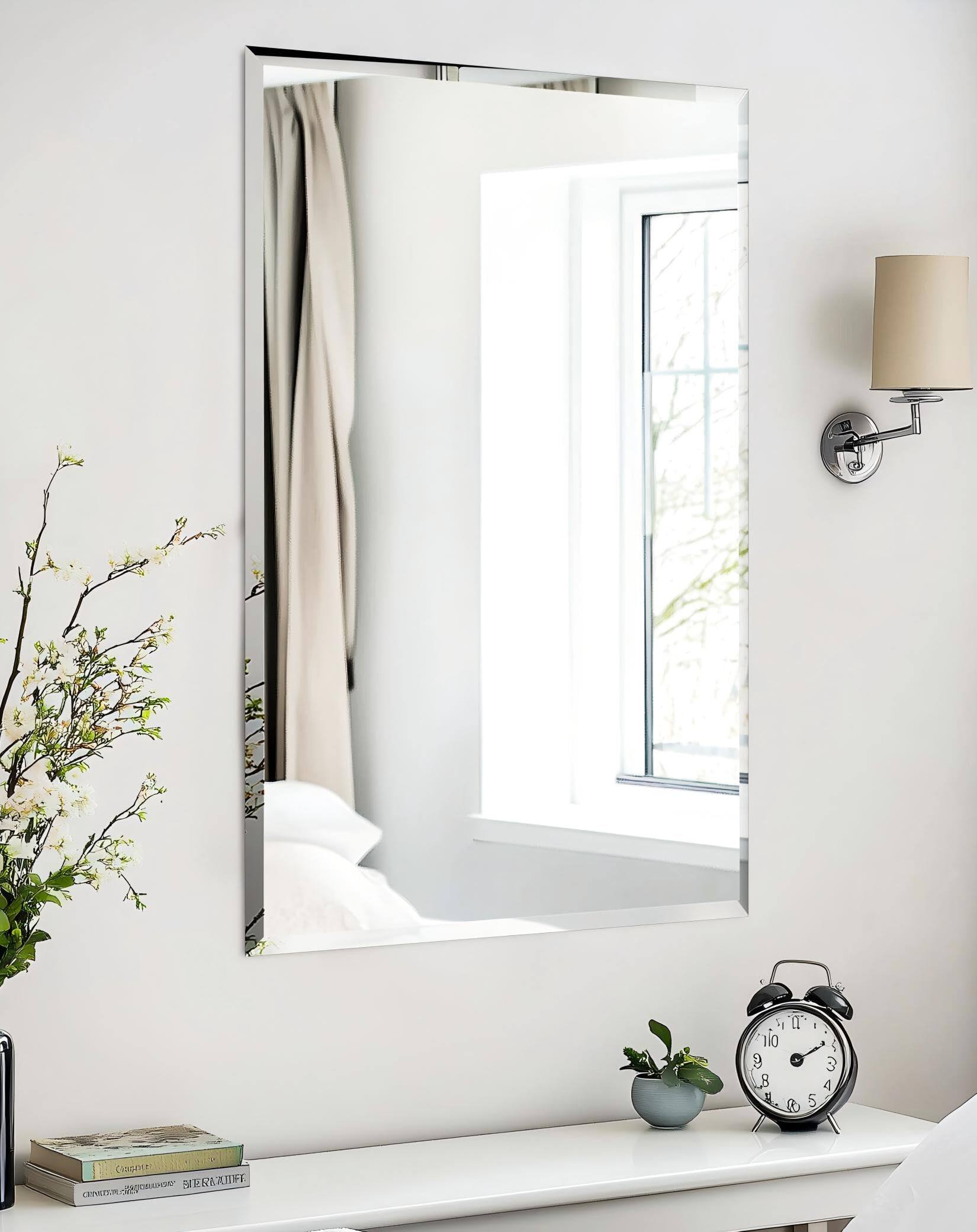 Silver-rectangular 40"L x 28"W