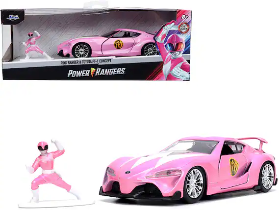 Jada 8+ DIE CAST RANGER & TOYOTA FT-1 CONCEPT PINK POWER RANGERS
PINK RANGER & TOYOTA FT-1 CONCEPT
POWER RANGERS