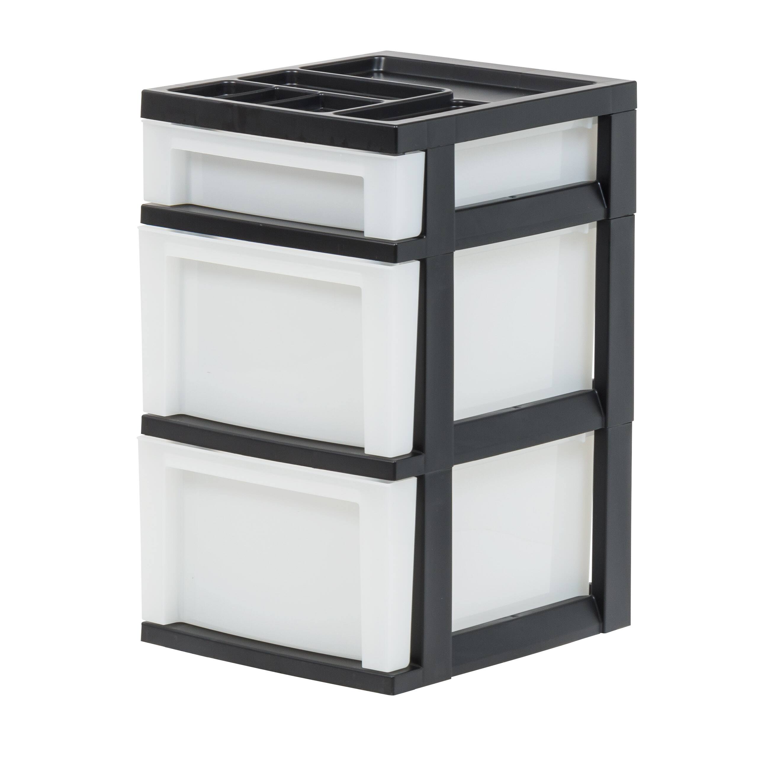 Front. IRIS USA - IRIS USA Plastic Storage Drawers Container organize for Clothes.