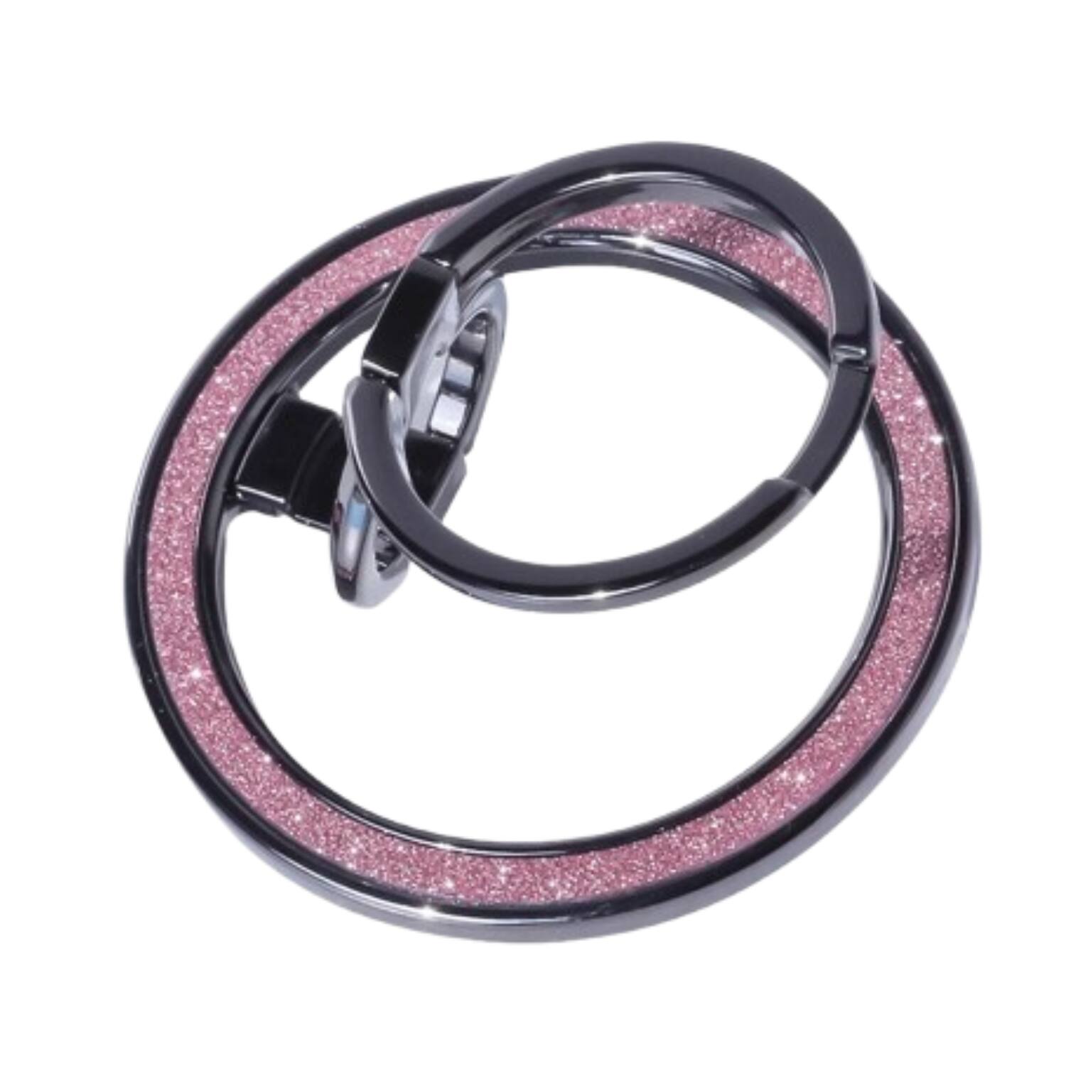 Front. Stock Preferred - MagSafe Magnetic Ring Holder Phone Grip & Adjustable Stand for iPhone - Black - Black.