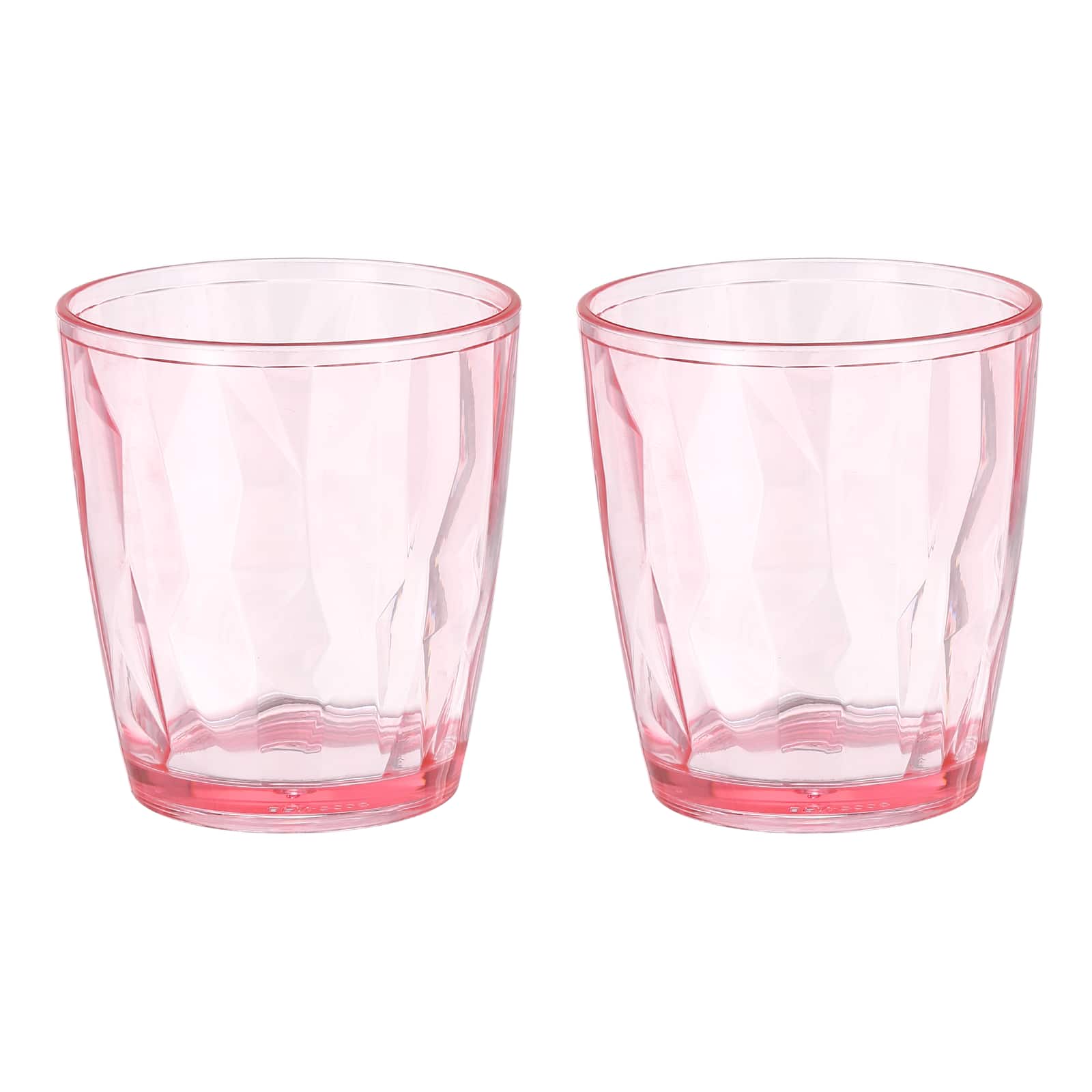 Unique Bargains - 2pcs Plastic Drinking Glasses, 10.48oz Unbreakable Reusable Stackable Water Tumblers for Home Office - Red price history on PriceWatchPro