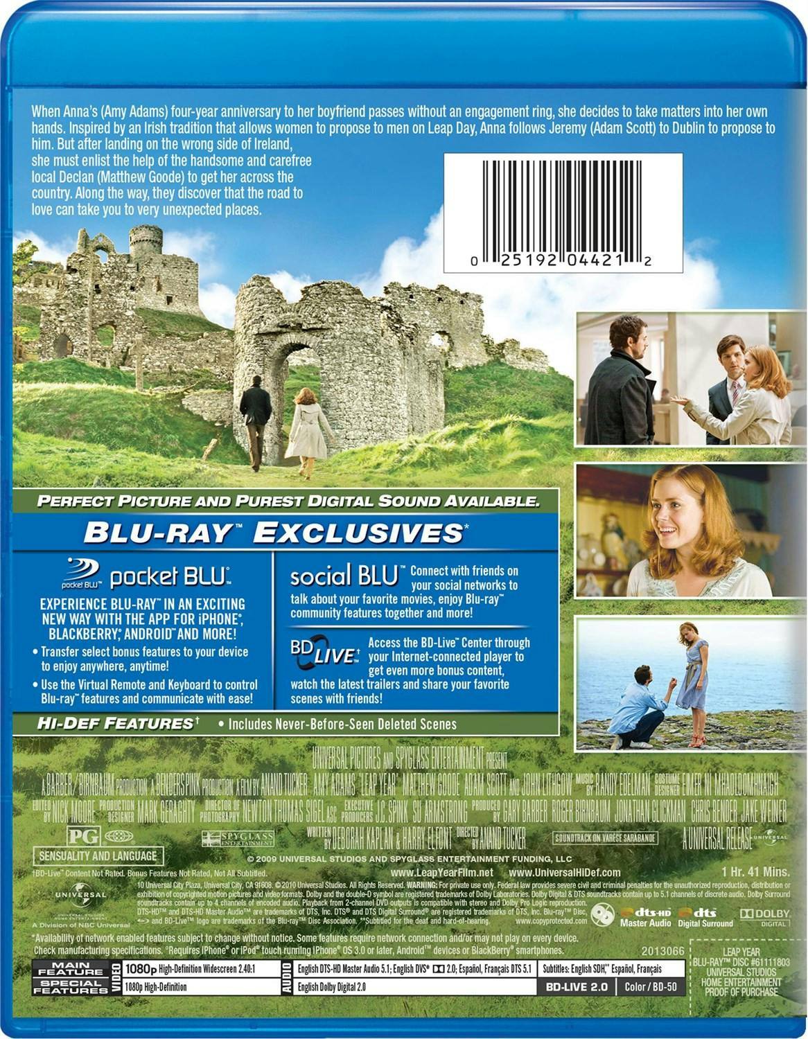 Back. Leap Year [Blu-ray].