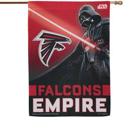 WinCraft - Atlanta Falcons 28" x 40" Star Wars Empire Single-Sided House Banner - Multicolor