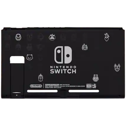 NINTENDO SWITCH
Nintendo
SUPPORT NINTENDO SWITCH MOD. MAC-0016-01
INPUT / ENTRÉE / ENTRADA: 5 V=2&A 26 A
FCC ID: BKEMAC001 IC: 4380A-HAC001
NOM
NYCE
MADE IN CHINA HAD-S-UXA-CO