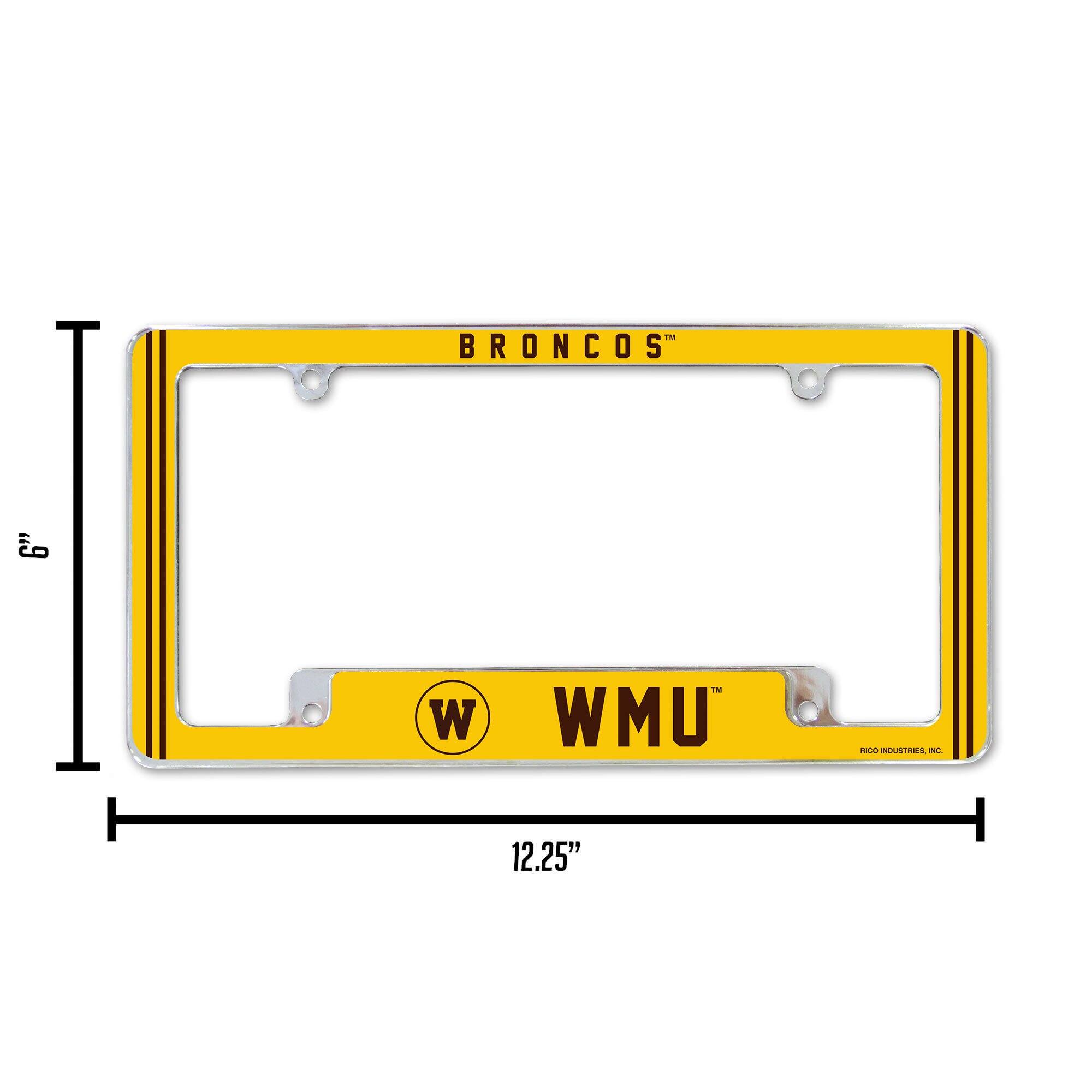 BRONCOS  
WMU  
12.25"