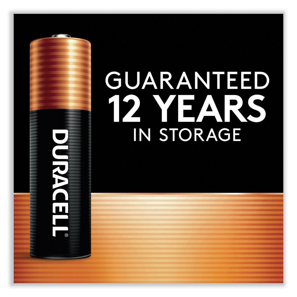 GUARANTEED  
12 YEARS  
IN STORAGE  

DURACELL