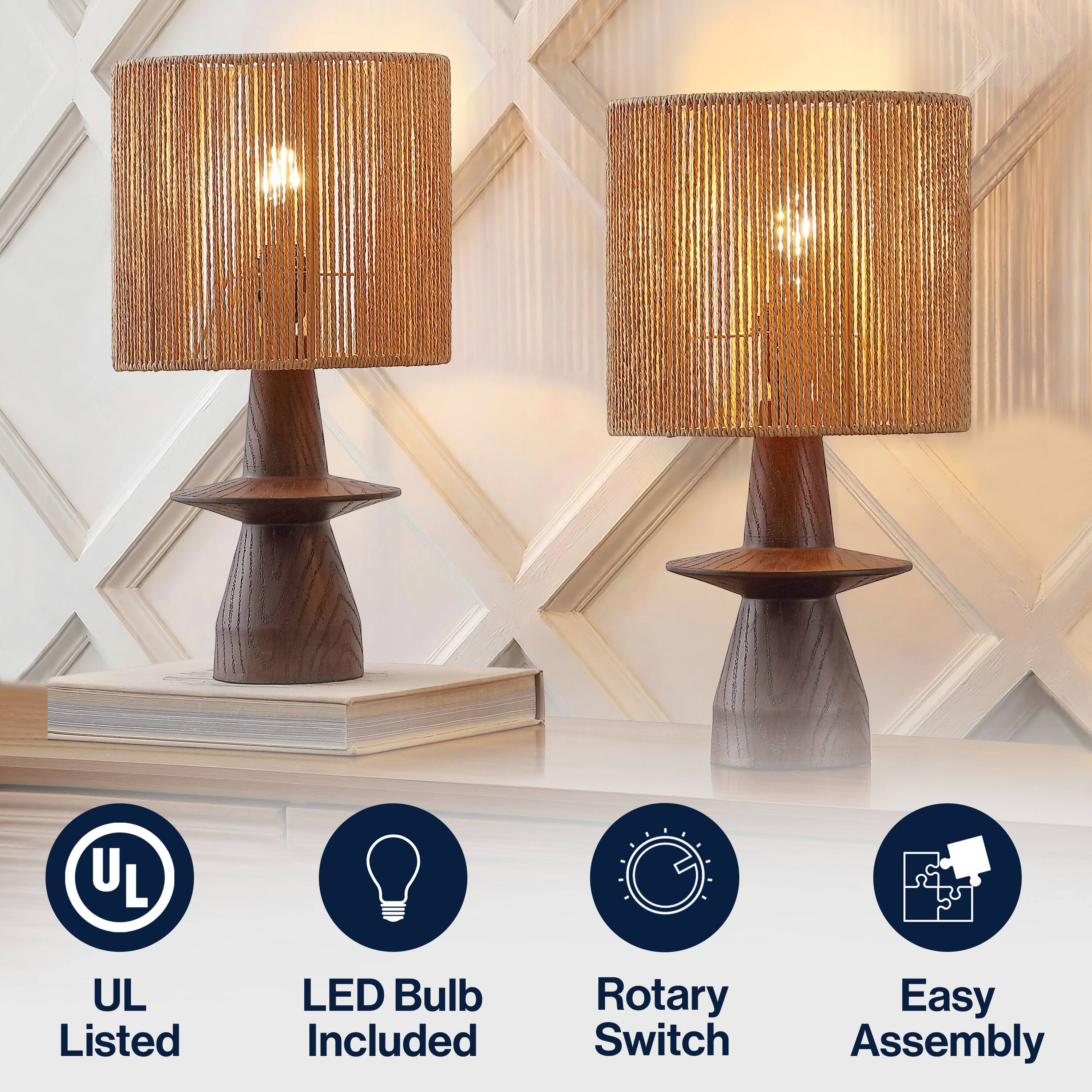 UL Listed LED Bulb Included Rotary Switch Easy Assembly
