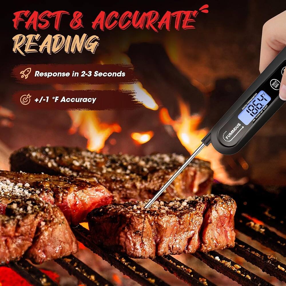 FAST & ACCURATE READING

Response in 2-3 Seconds

+/- 1°F Accuracy