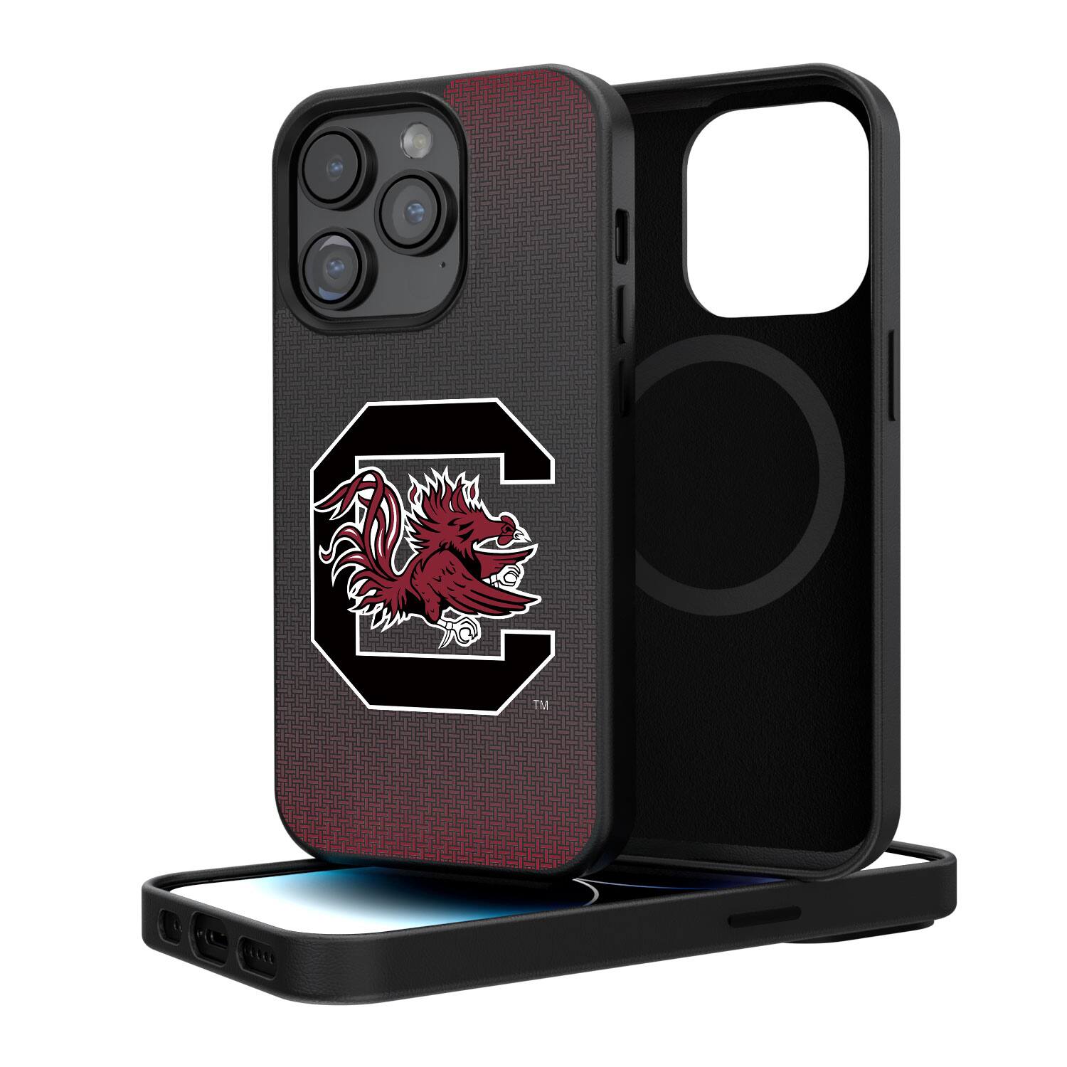 Keyscaper - NCAA - South Carolina Gamecocks Linen Logo iPhone Magnetic Bump Case - 15 Pro Max - Black price history on PriceWatchPro