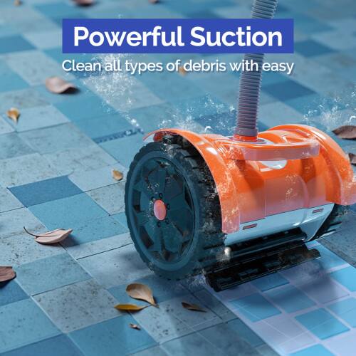 Powerful Suction  
Clean all types of debris with ease