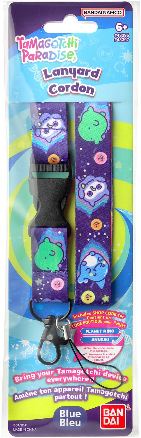 BANDAI NAMCO 6+ #43395 #43397 TaMaGoTcHi PaRaDise Lanyard Cordon

Includes SHOP CODE for PLANET RING ANNEAU
Find the code inside this package. Tu trouveras le code à l'intérieur de ce paquet.

Bring your Tamagotchi device everywhere. Amène ton appareil Tamagotchi partout!

Blue Bleu

BAN BAN

MADE IN CHINA