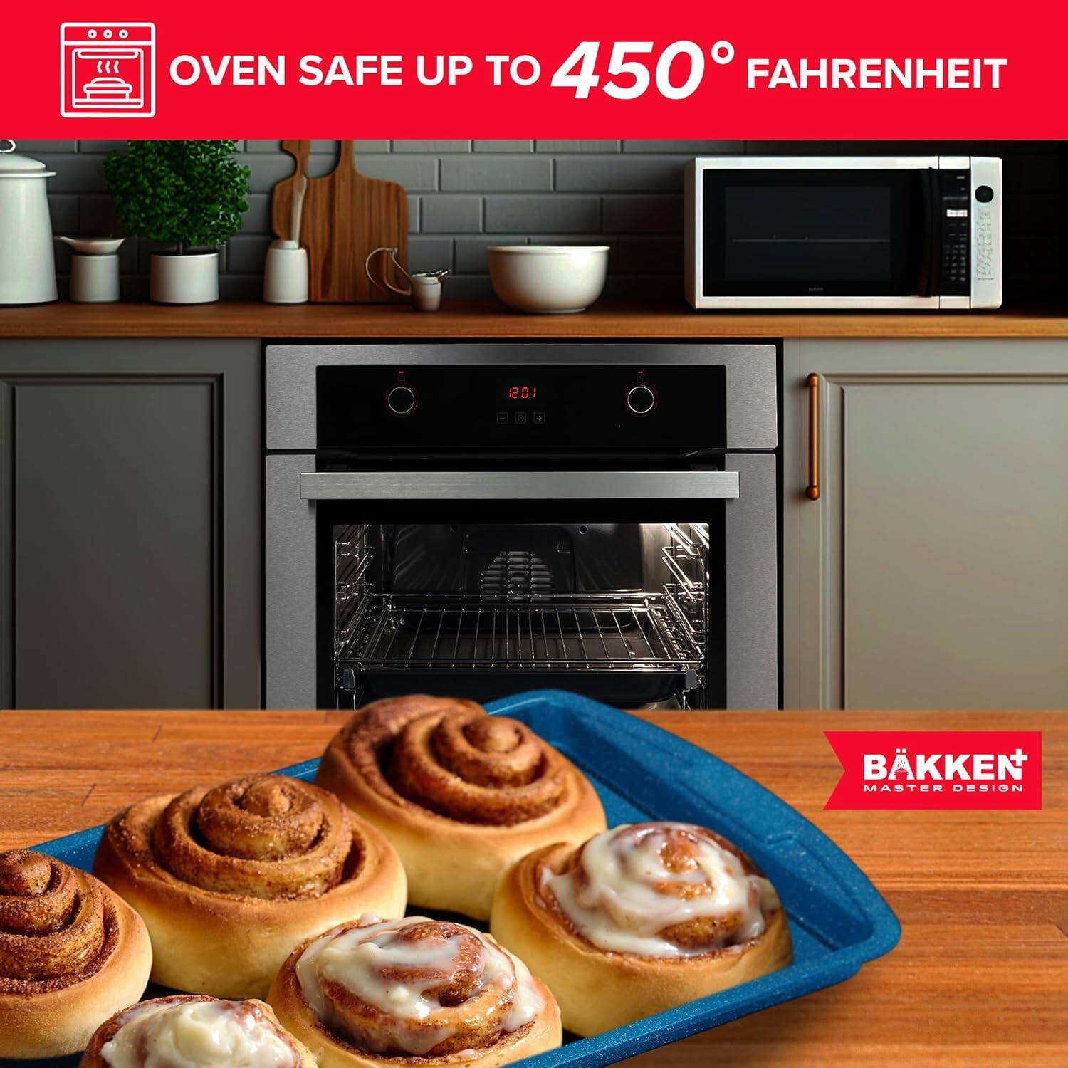 OVEN SAFE UP TO 450° FAHRENHEIT
BÄKKEN MASTER DESIGN