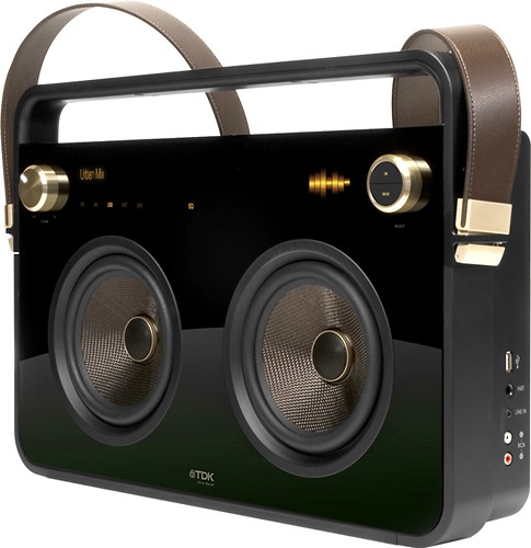 Best Buy: TDK MP3 Boombox with FM Radio Black TP6802BLK