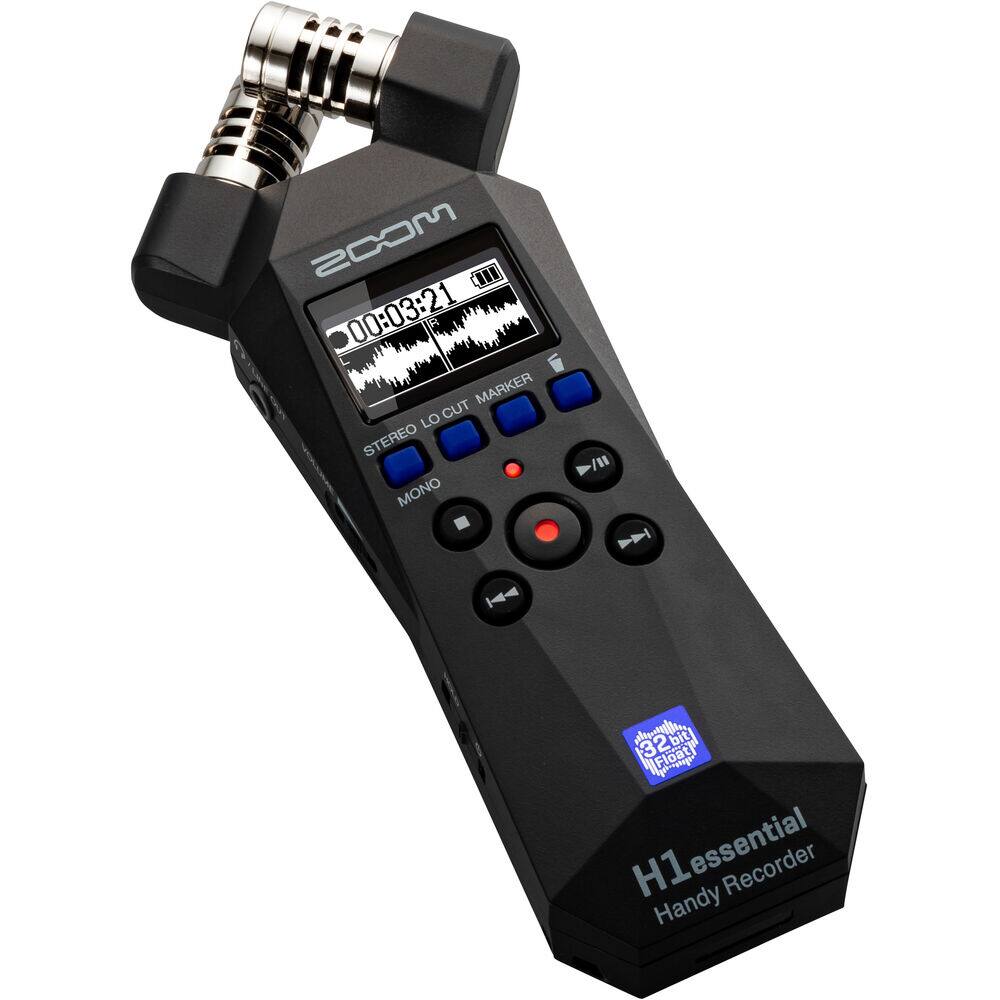 MCOS 00:03:21 MARKER CUT LO STEREO MONO  
H1 Essential Recorder Handy  
32 bit Float