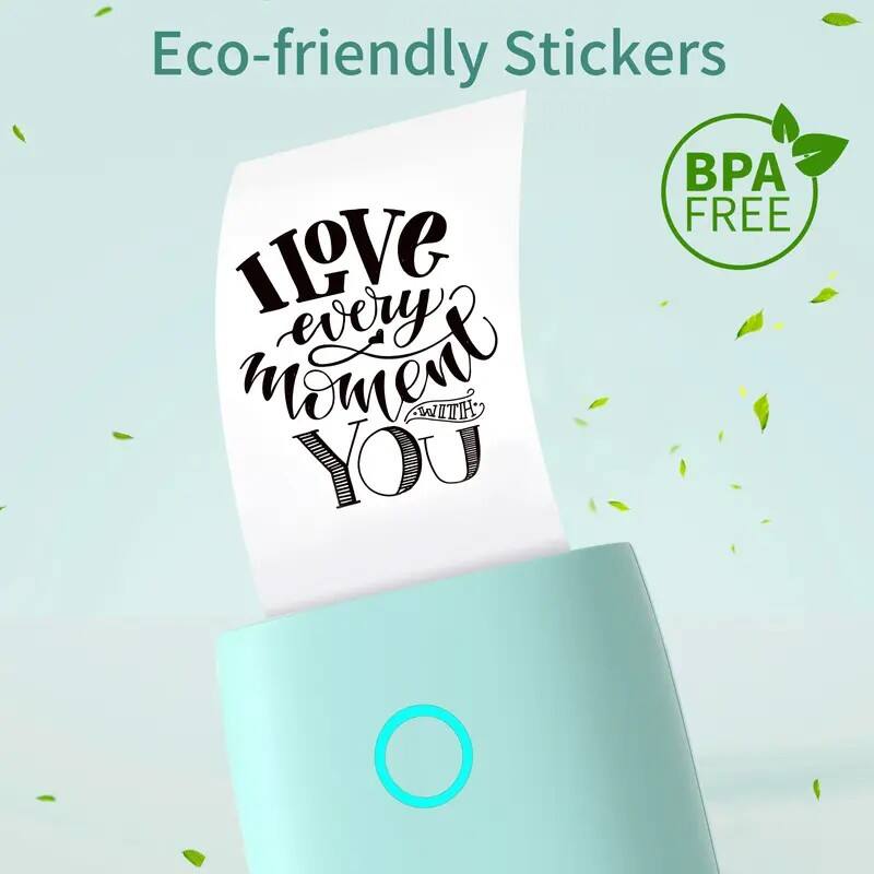 Eco-friendly Stickers  
BPA FREE  
I Love Every Moment With You
