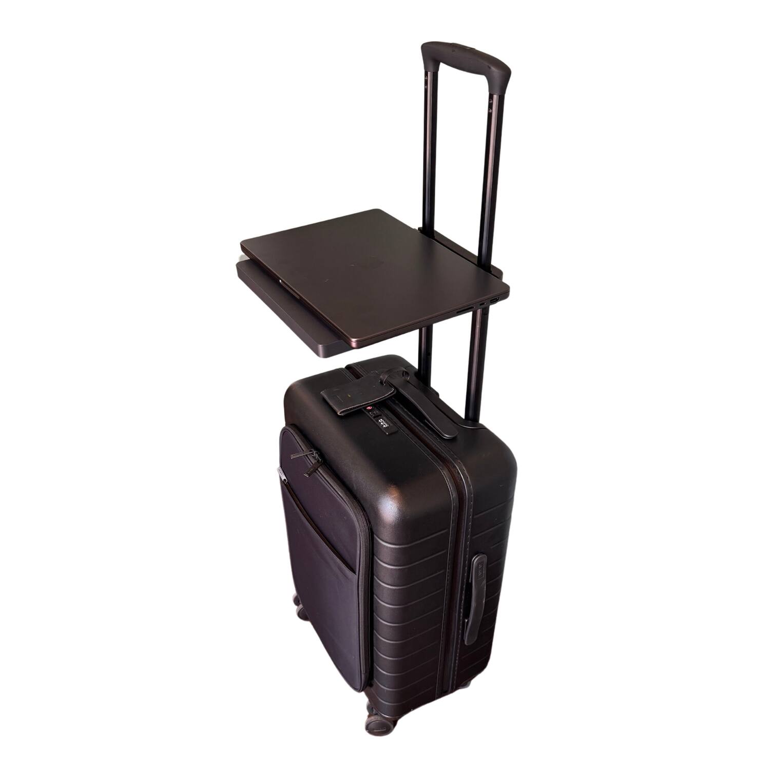 Alt View 1. GODESK - Attachable Luggage Desk Stand - Gray/Charcoal.