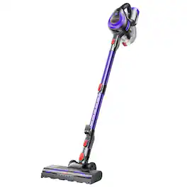 Honiture - Y10 Cordless Stick Vacuum 38KPA Strong Suction, Self-stand, Anti-tangle, Dust Illumination - purple