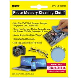Pioneer Photo Album - Photo Memory Cleaning Cloth, 8x8" Microfiber Cloth