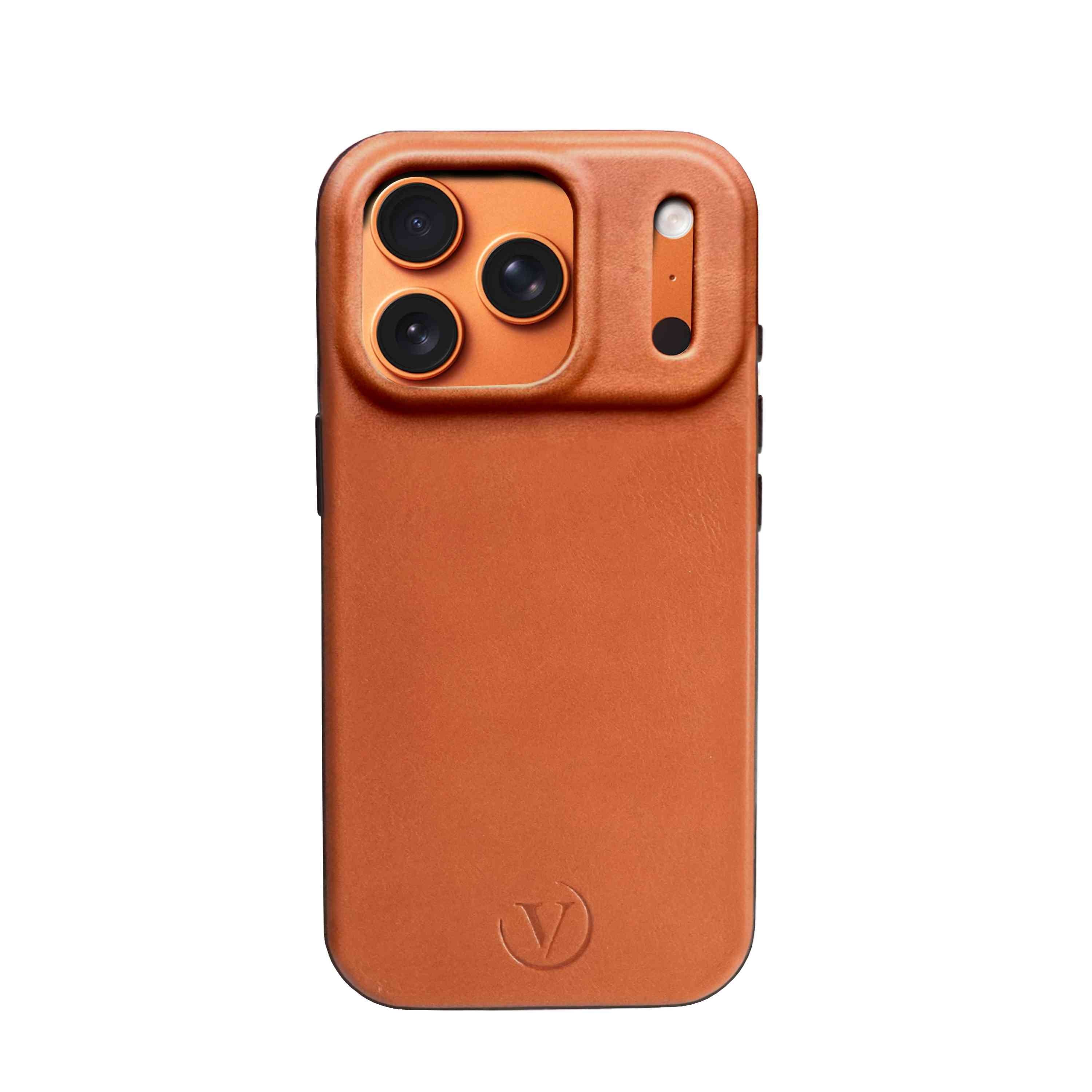 Vionentus - iPhone 17 Series Elite Leather Case - Brown