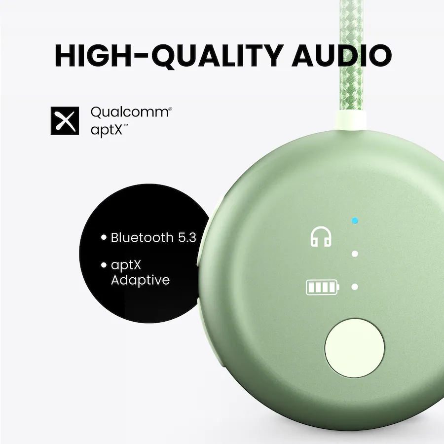 Chhatavan Tree Avantree SoundJet R1 – 25Hr Airplane Bluetooth Adapter for All AirPods ...