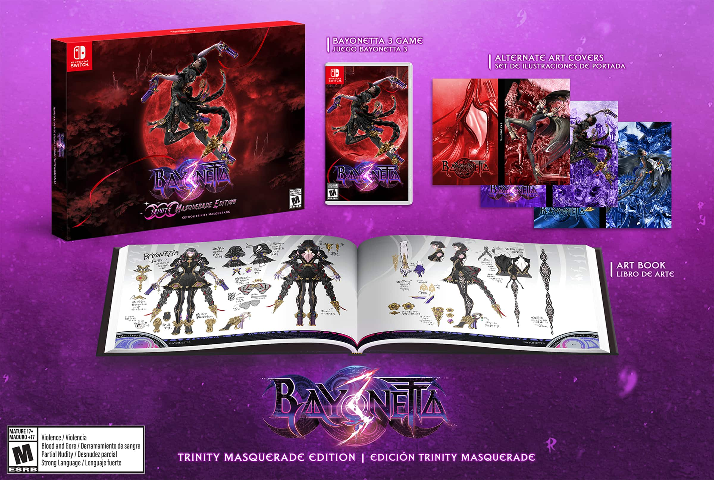 Best Buy: Bayonetta 3 Trinity Masquerade Edition Nintendo Switch 