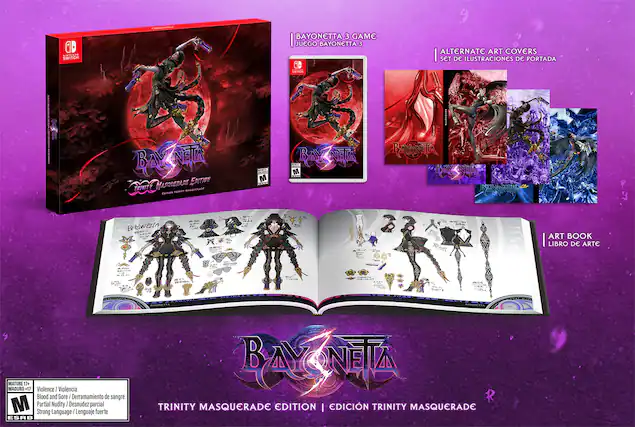 Front. Nintendo - Bayonetta 3. - M (Mature 17+)