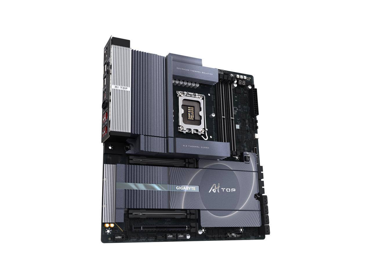AI TOP  
ADVANCED THERMAL SOLUTION  
--- 8.8  
M.2 THERMAL GUARD  
GIGABYTE  
AI TOP  
AUDIO  
SEC