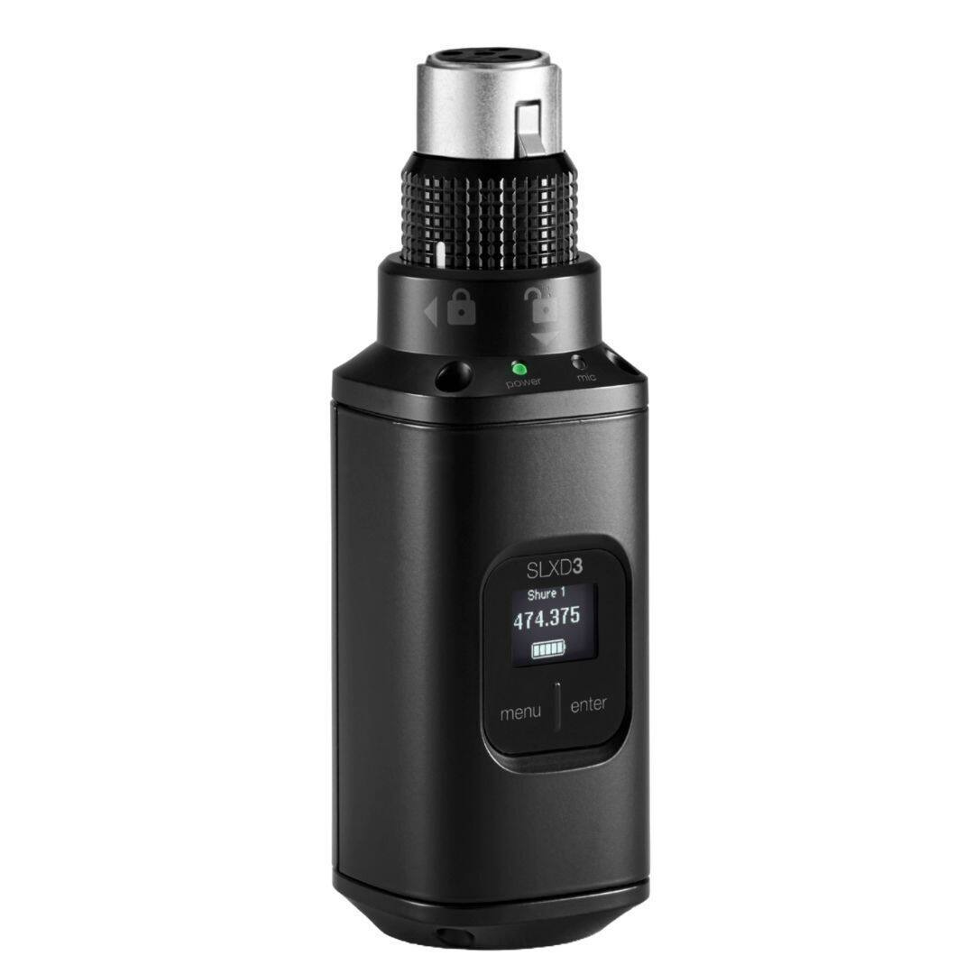 power mic SLXD3 Shure 1 474.375 DEUOE menu enter