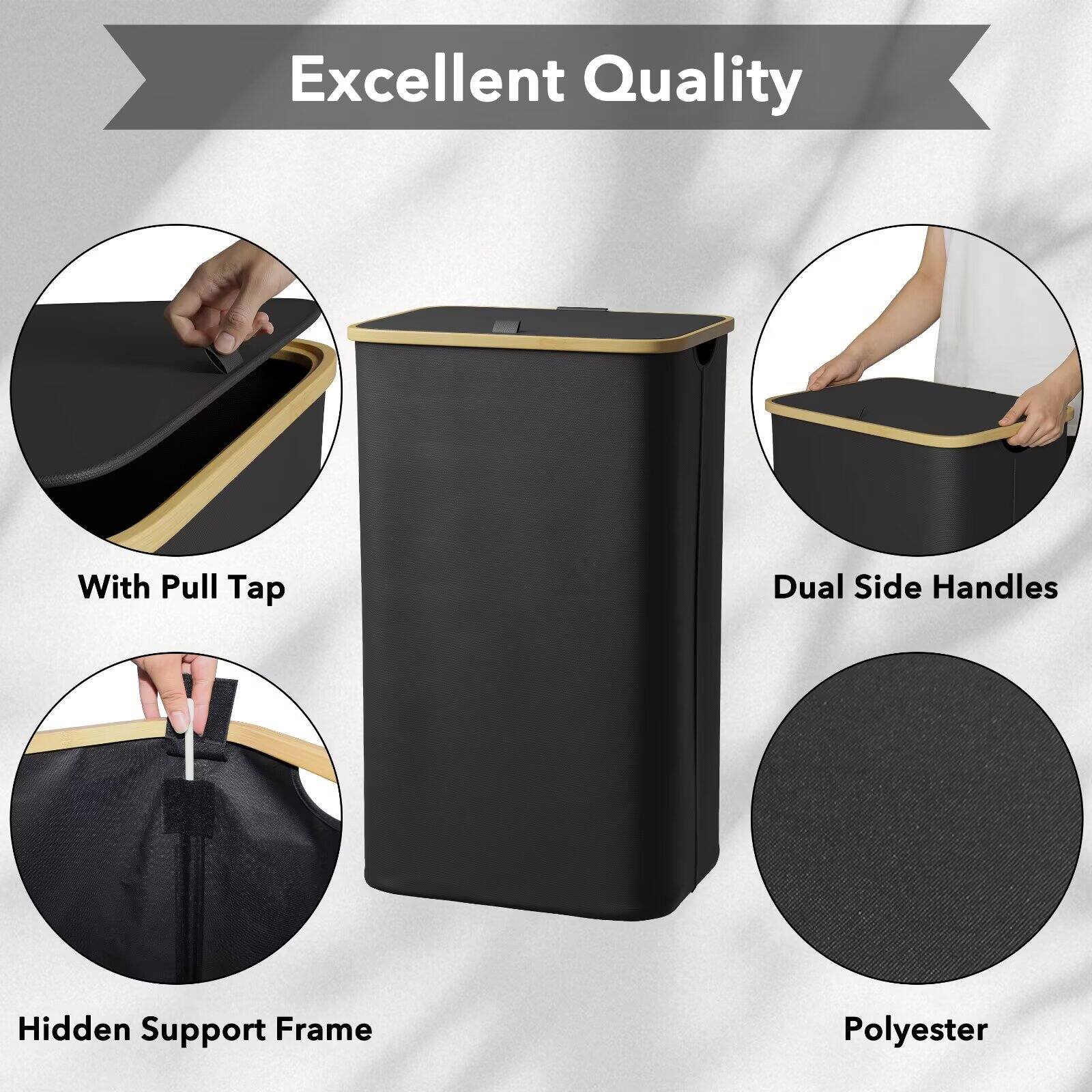 Excellent Quality

- With Pull Tap
- Dual Side Handles
- Hidden Support Frame
- Polyester