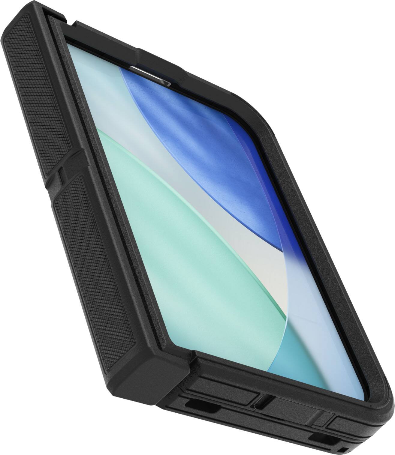 Left. OtterBox - Defender Series Pro XT Hard Shell for Apple iPhone Duo - Black.
