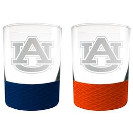 Great American Products - Auburn Tigers 14oz. Commissioner Rocks Glass Two-Piece Set - Multicolor