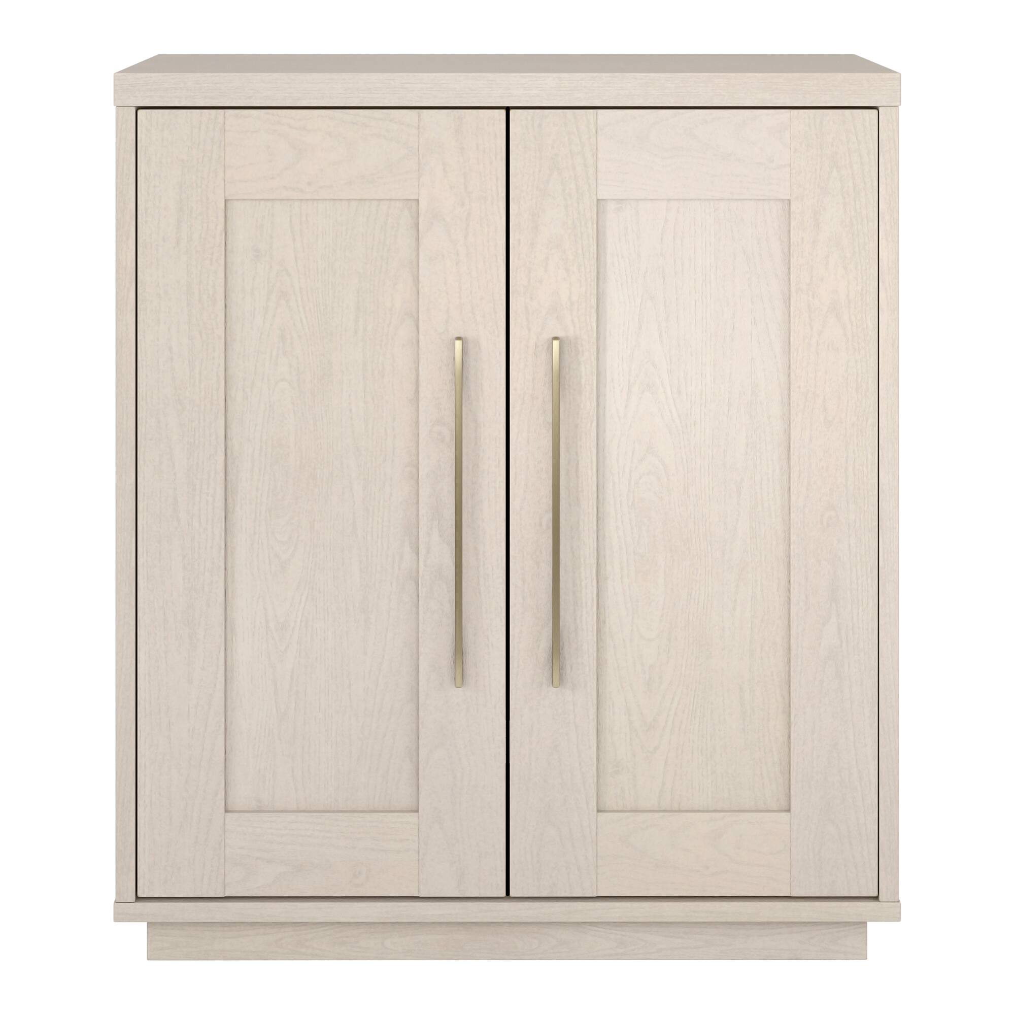 Angle. Hudson&Canal - Tillman 28" Wide Rectangular Accent Cabinet - White.