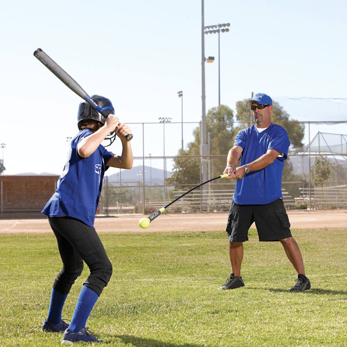 Alt View 1. SKLZ - SKLZ 58" Softball Target Swing Trainer - Black.