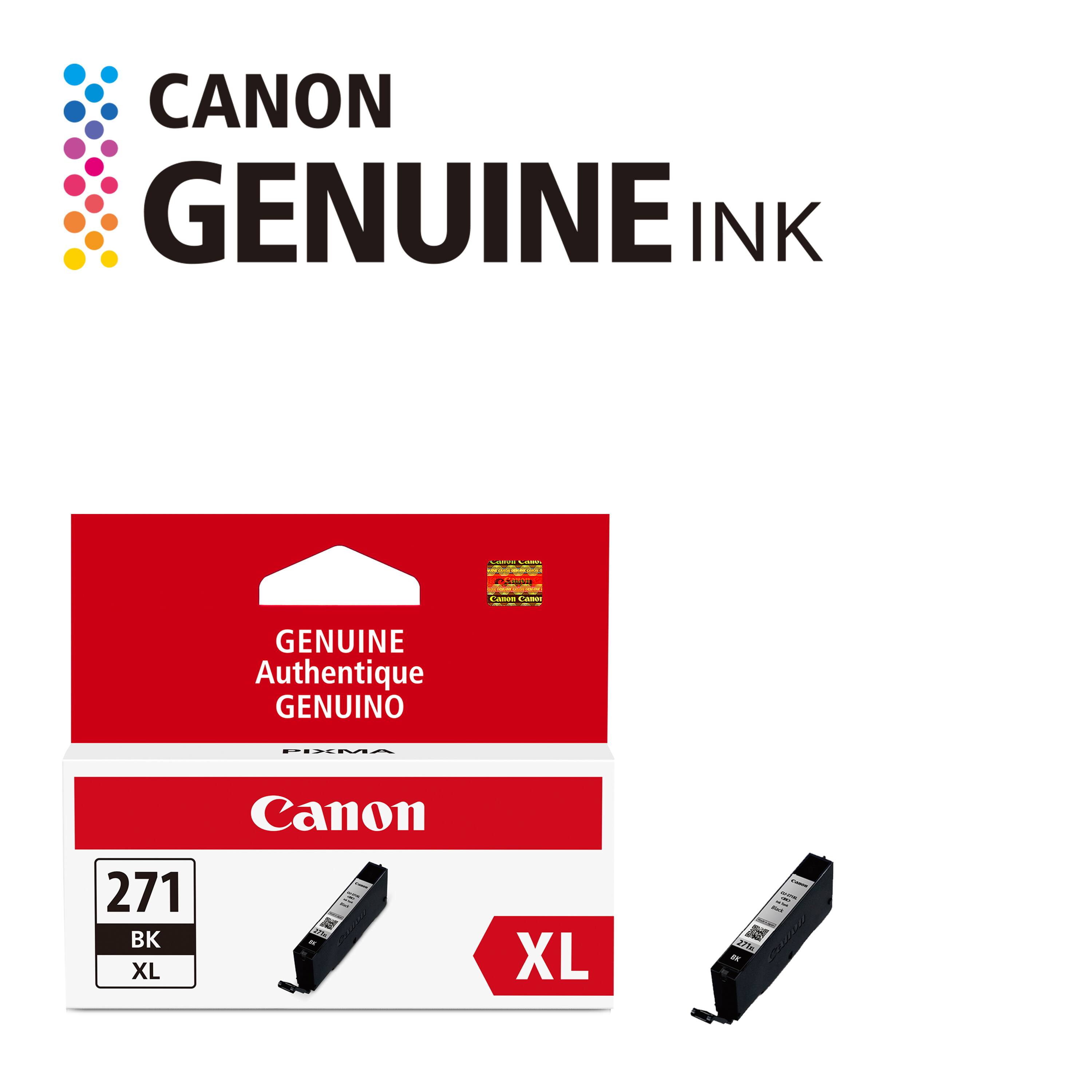 CANON GENUINE INK

GENUINE Authentique GENUINO

Canon

271 BK XL

XL

271mL BK